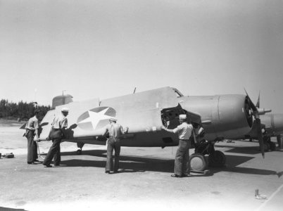 F4F-4 wings folded