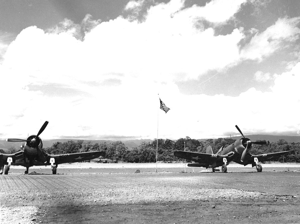F4U-1 Corsairs of VMF-213 on Guadalcanal 1943