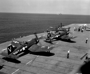 F4U-4 VF-113-114 CV-47 Korea