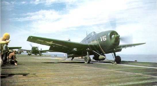 F6F-5K drone USS Boxer Aug1952
