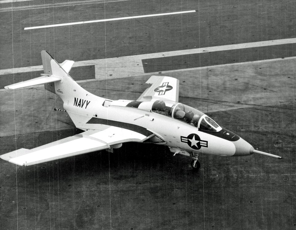 F9F-8T on USS Saratoga CVA-60