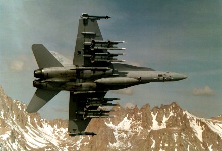 FA-18 Hornet VX-4 with 10 AMRAAM