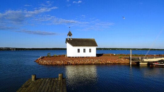 Island church baltic sea