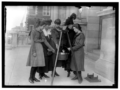 GIRL SCOUTS. MRS. MORGAN, RIGHT REAR LCCN2016869001