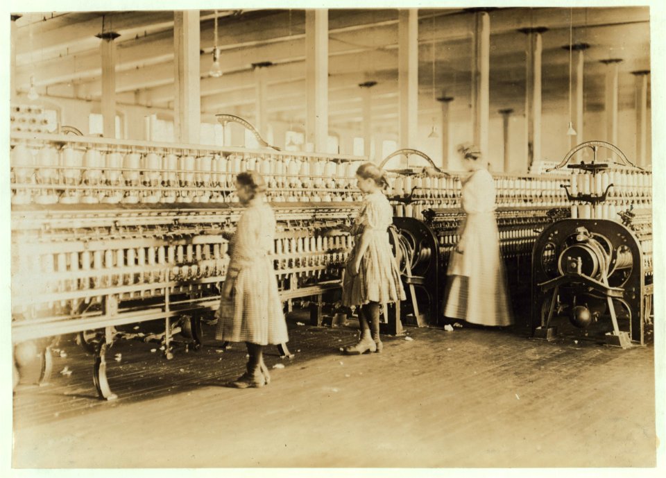 Girls in Daniel Mill, Lincolnton, N.C. LOC nclc.01386
