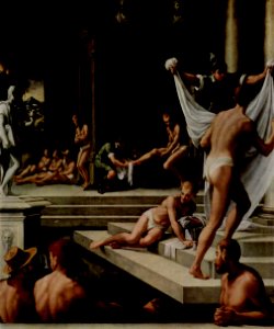 Girolamo Macchietti - Baths at Pozzuoli