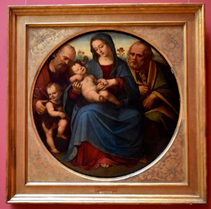 Girolamo del Pacchia - La Vierge l'Enfant et les saints 01