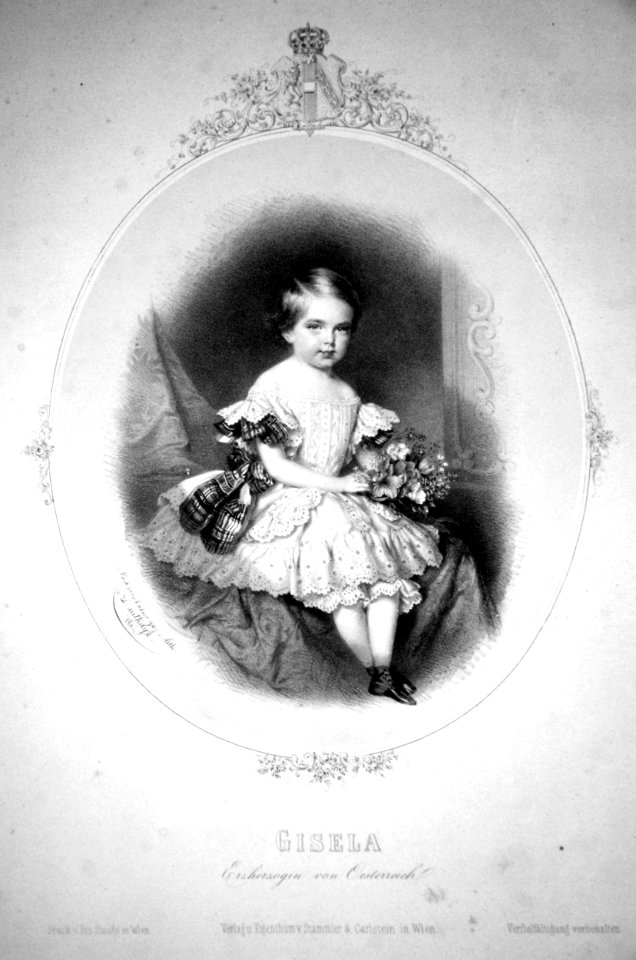 Gisela von Österreich Litho photo