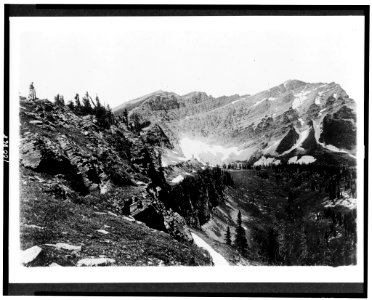 Glacier National Park. On the Continental Divide. Kipps Summit LCCN90715251