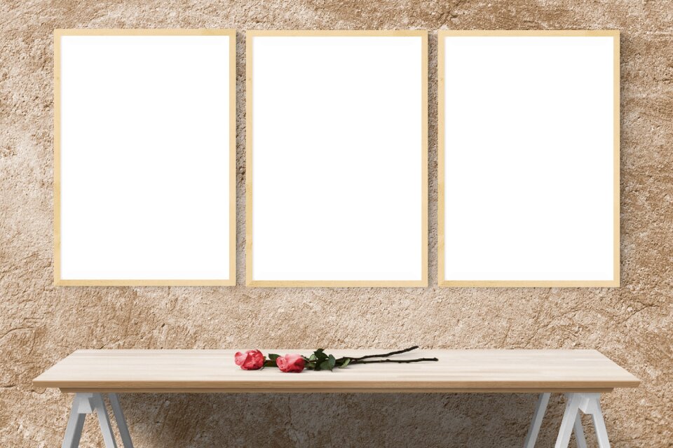 Template presentation desk