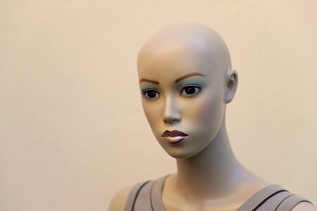 Woman face mannequin