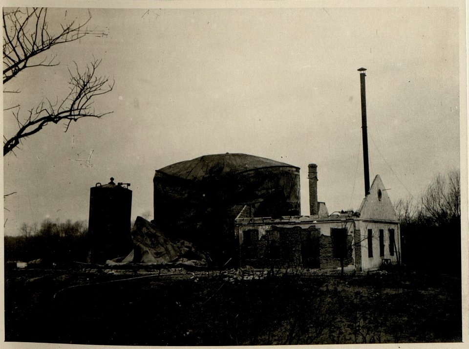 Giurgiu (Giurgin), Gasfabrik, aufgenommen 9.12.1916 (BildID 15544811)