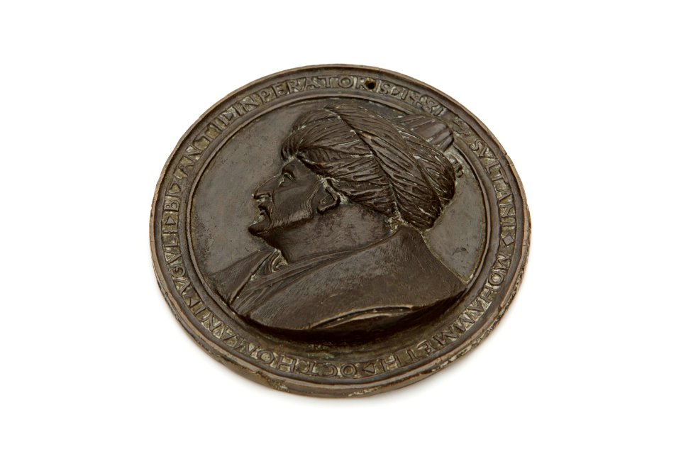 Gjuten medalj av brons med Mahmud II - Skoklosters slott - 92233