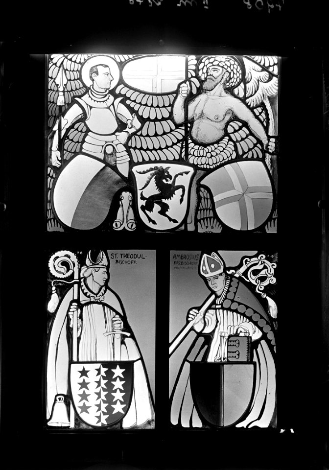 Glasmalerei von Oblt P. Boesch - CH-BAR - 3240920