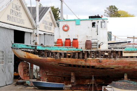 Harbor ship repair ship photo