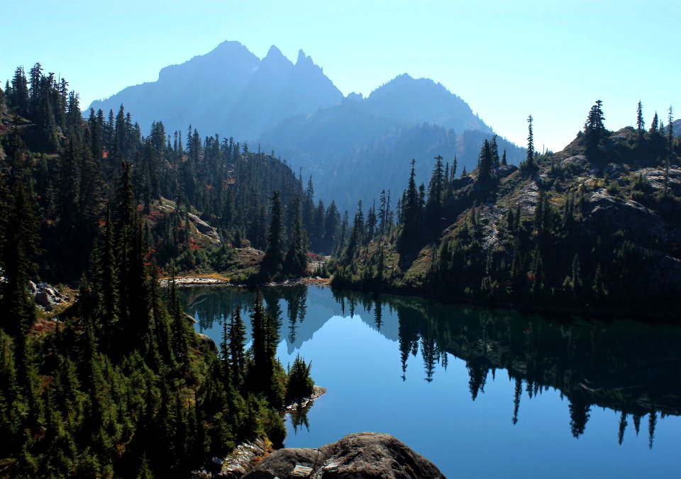 Glacier Lake and Three Queens