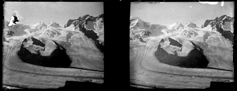 Glacera de Monte Rosa a la zona de Gornergrat