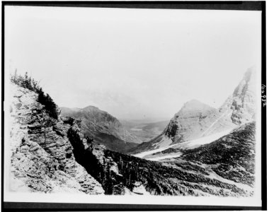 Glacier National Park, Montana. View east from Swift Current Pass LCCN90715631 photo