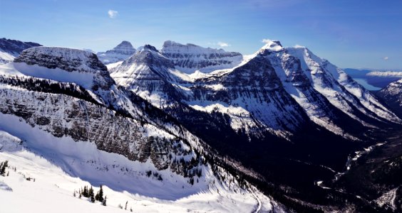 Glacier Park panorama photo