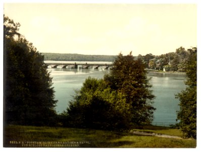 Gleinicker Bridge from Babelsberg, Potsdam, Berlin, Germany-LCCN2002713638