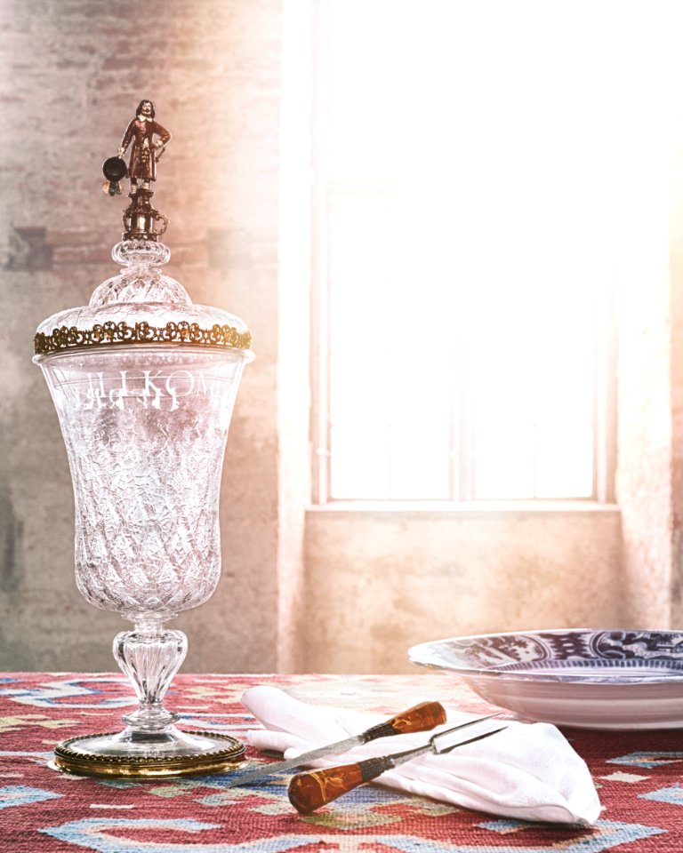 Glaspokal s. k. välkomma från 1647, Barockfesten - Skoklosters slott - 102323