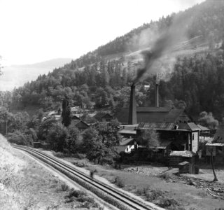 Glass factory in Borzhom