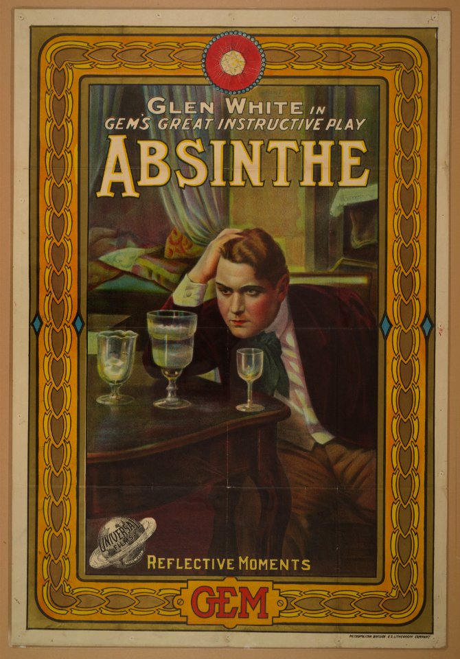 Glen White in Gem's great instructive play, Absinthe-Reflective moments - Metropolitan Division, U.S. Lithograph Company. LCCN93502845