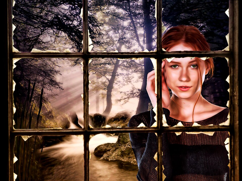 Model portrait fantasy