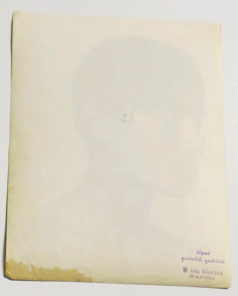 Gloeden, Wilhelm von (1856-1931) - n. 0028 verso - Wilhelm von Gloeden Napoli