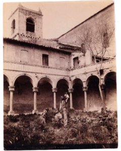 Gloeden, Wilhelm von (1856-1931) - n. 0056 bis recto - Cortile San Domenico - Taormina