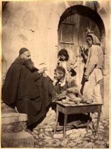 Gloeden, Wilhelm von (1856-1931) - n. 0004r - Frate e ciabattino - 1903