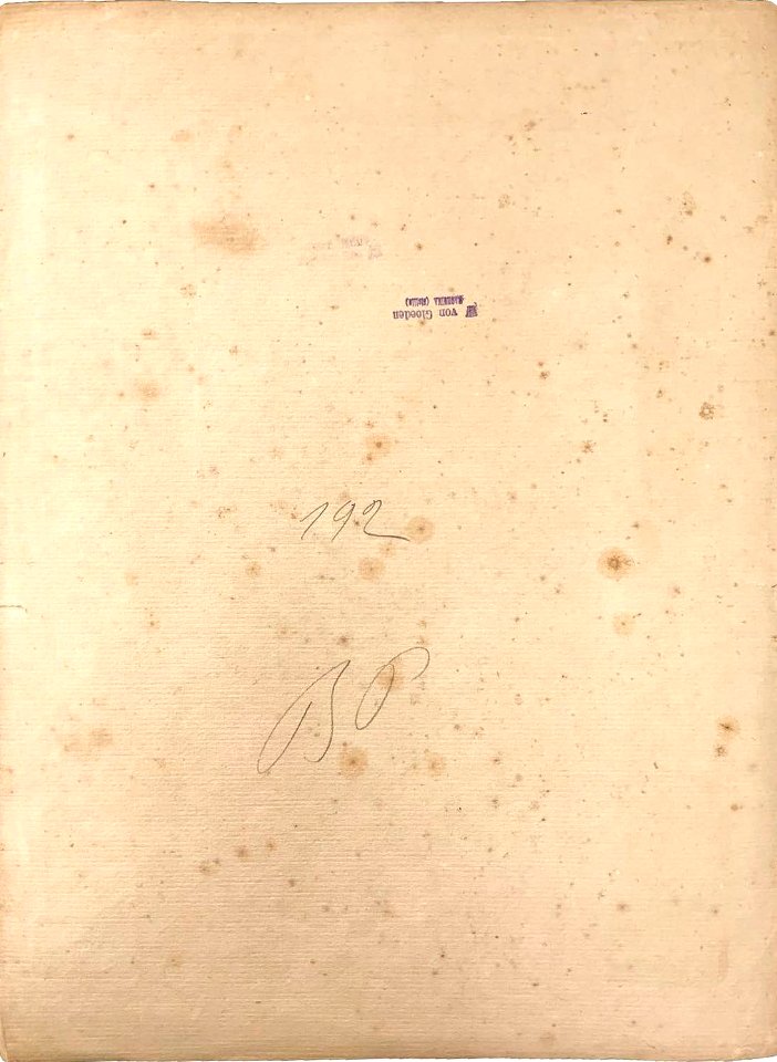 Gloeden, Wilhelm von (1856-1931) - n. 0192 verso - Aste LaRosa