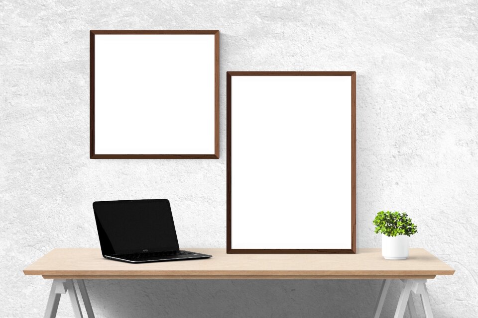 Template presentation desk
