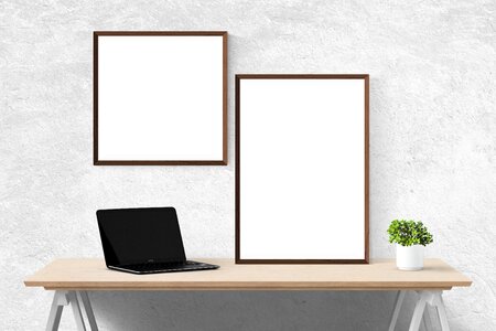 Template presentation desk