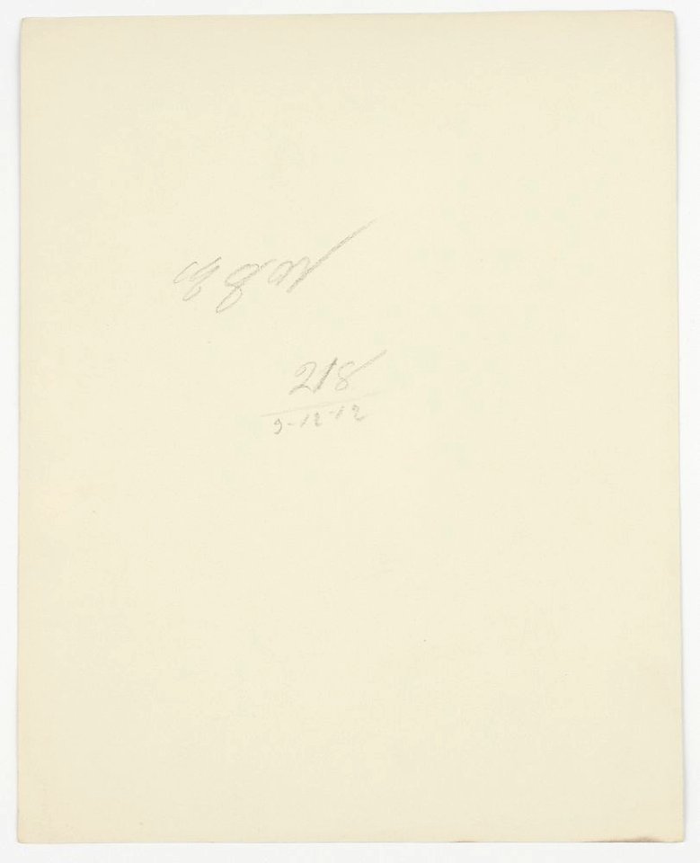 Gloeden, Wilhelm von (1856-1931) - n. 0218 verso - 9-12-12