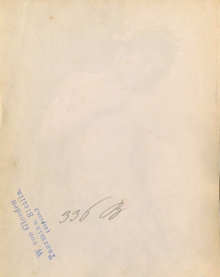 Gloeden, Wilhelm von (1856-1931) - n. 0336 B verso