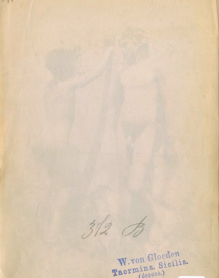 Gloeden, Wilhelm von (1856-1931) - n. 0372 B verso