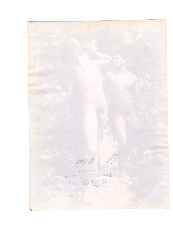 Gloeden, Wilhelm von (1856-1931) - n. 0770v - ex Texbraun Collection, Galerie David Guiraud, Paris