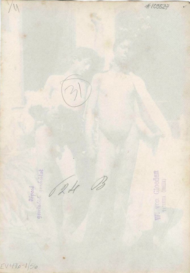 Gloeden, Wilhelm von (1856-1931) - n. 0624 B - verso - ebay