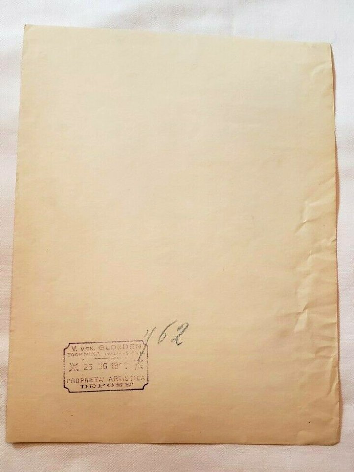 Gloeden, Wilhelm von (1856-1931) - n. 0762 verso - ebay