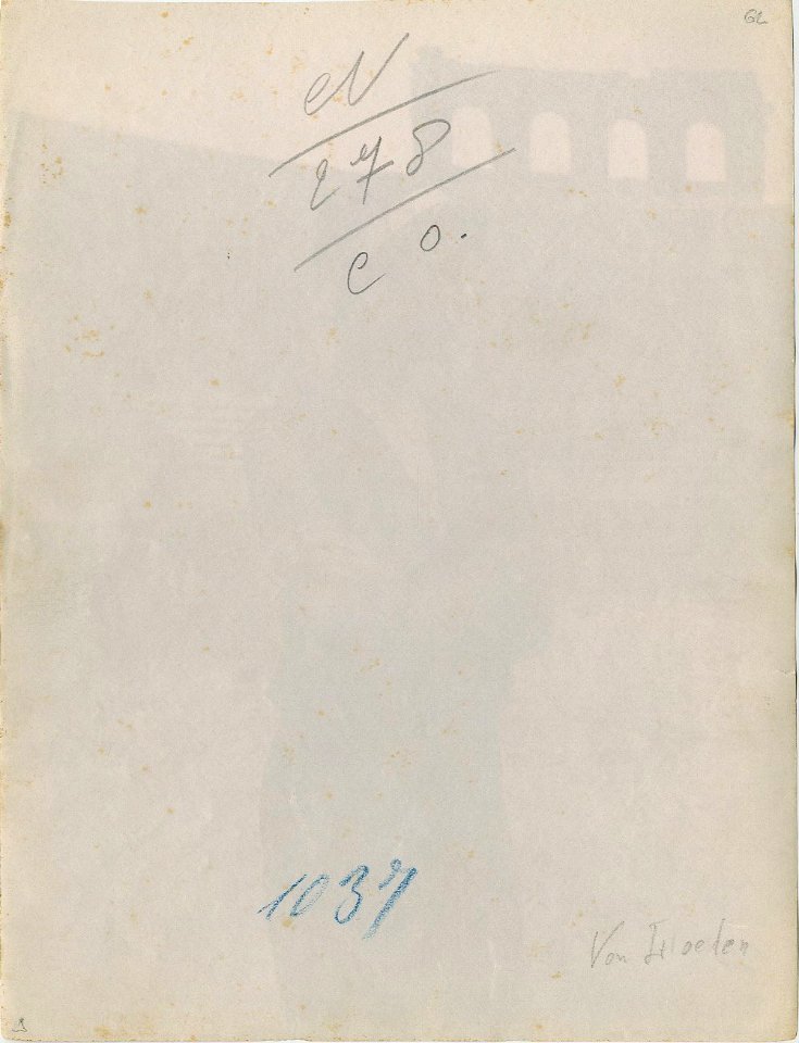 Gloeden, Wilhelm von (1856-1931) - n. 1037 verso