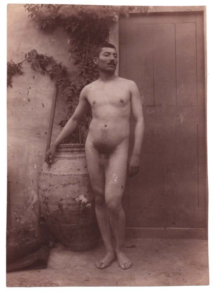 Gloeden, Wilhelm von (1856-1931) - n. 1109 recto, cm 11,5x16 - Aste La Rosa, timbrata