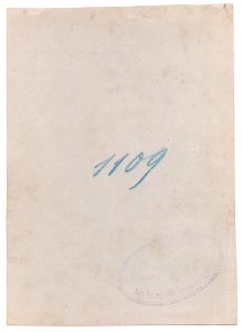 Gloeden, Wilhelm von (1856-1931) - n. 1109 verso, cm 11,5x16 - Aste La Rosa, timbrata