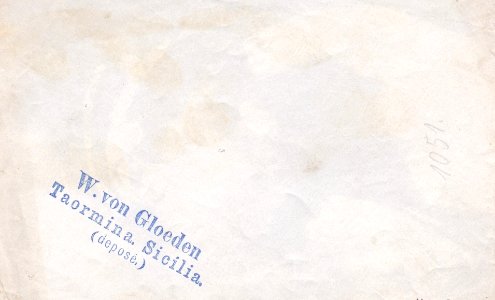 Gloeden, Wilhelm von (1856-1931) - n. 1051 verso - ex Texbraun Collection, Galerie David Guiraud, Paris