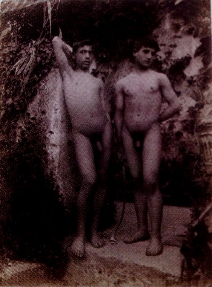 Gloeden, Wilhelm von (1856-1931) - n. 1783 - Auch ich in Arkadien, p. 180 - Dated 28-1-1905