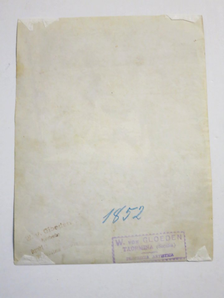 Gloeden, Wilhelm von (1856-1931) - n. 1852 verso - Asta Gonnelli