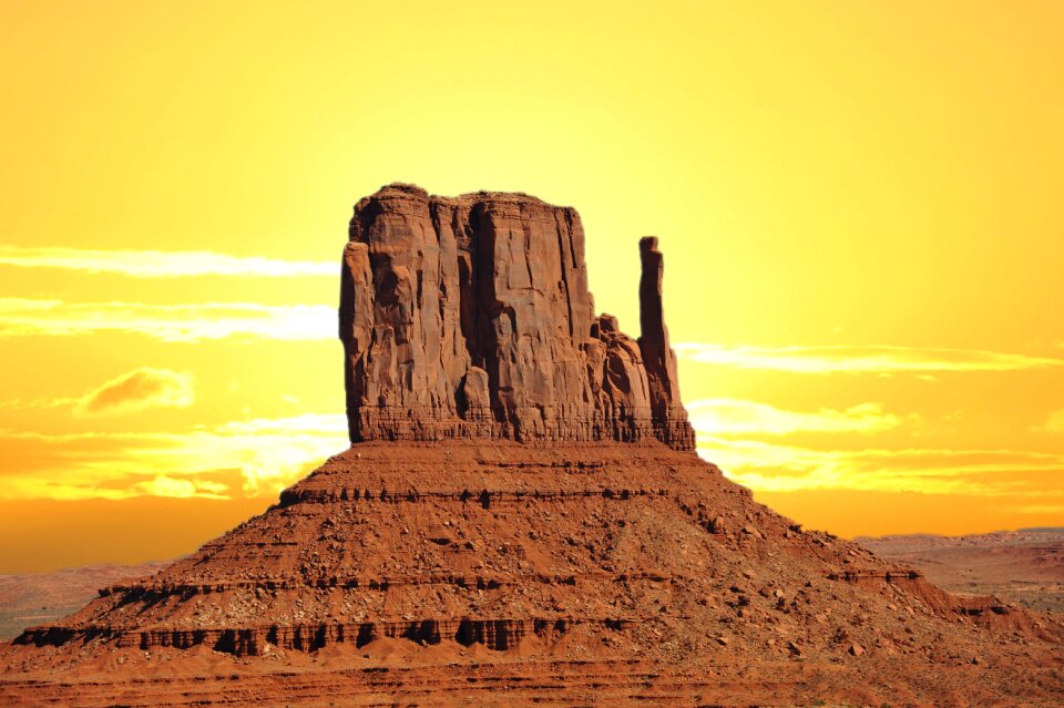 Sky sandstone monument valley