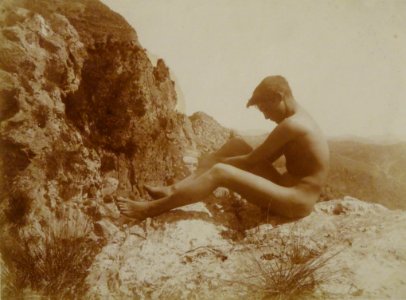 Gloeden, Wilhelm von (1856-1931) - n. 1921 recto - 31-08-1925 - ex Texbraun Collection, Galerie David Guiraud, Paris - Et in Arcadia, p. 60