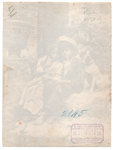 Gloeden, Wilhelm von (1856-1931) - n. 2145 verso - Sehnsucht, p. 94 - Cm 17 x 23 - Aste La Rosa