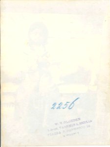 Gloeden, Wilhelm von (1856-1931) - n. 2256 verso